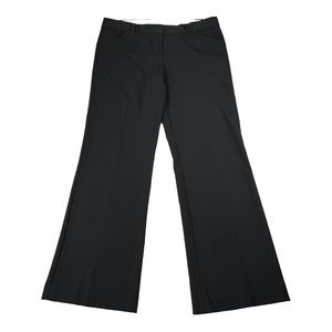 Norma Kamali Revolve Womens Black Pants Trousers Wide Leg Office‎ Work Pockets